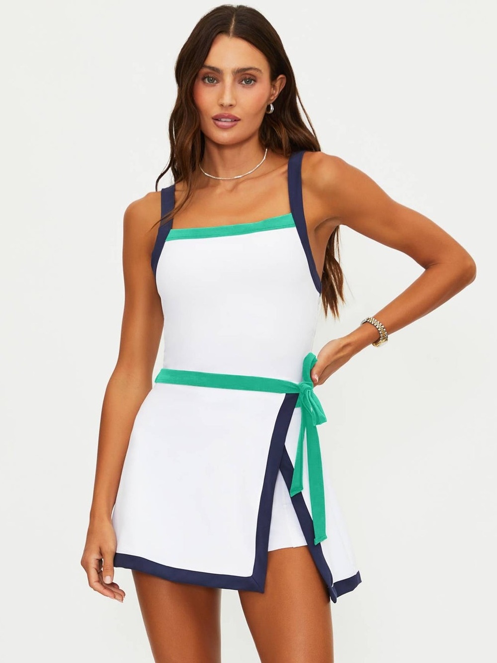 NWT Beach Riot Prim Mini Dress Twilight Tides Colorblock Size Medium